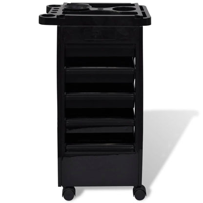 Kadeřnický Pojízdný Plastový Vozík S 5 Zásuvkami