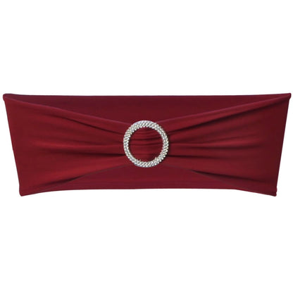 25 Ks Vínová Natahovací Šerpa Na Židle S Diamantovou Přezkou