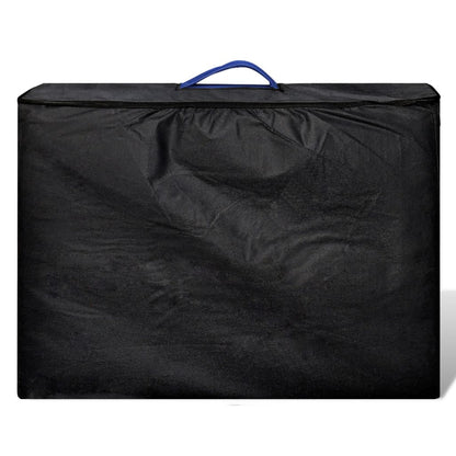 Modrý Skládací Masážní Stůl Se 3 Zónami A Hliníkový Rám