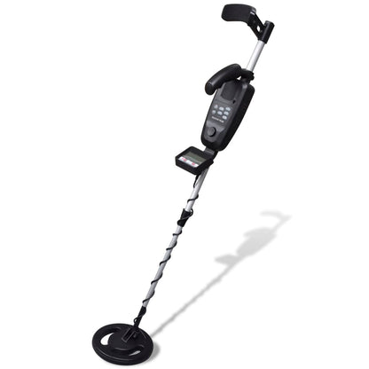 Detektor Kovů 20 Cm S Vyhledávací Hloubkou 300 Cm Lcd Displej Stříbrná