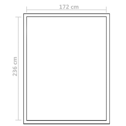 Zpevněný Hliníkový Skleník S Podkladovým Rámem 4,6 M²