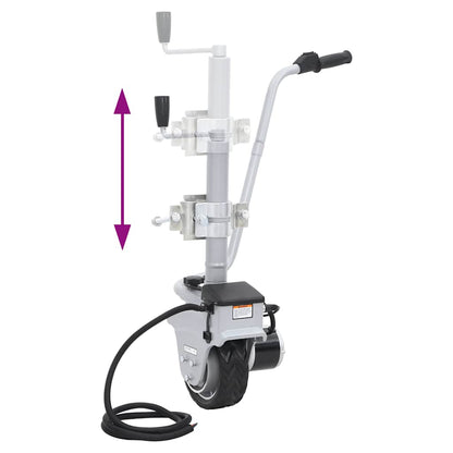 Hliníkové Opěrné Kolečko Na Přesunování Přívěsu S Motorem 12 V 350 W