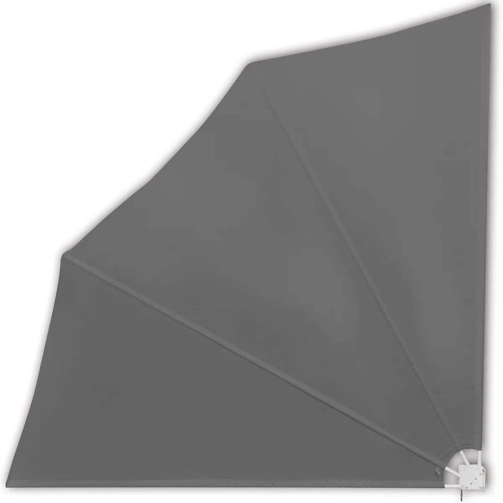 Skládací Zástěna Na Balkon Šedá
