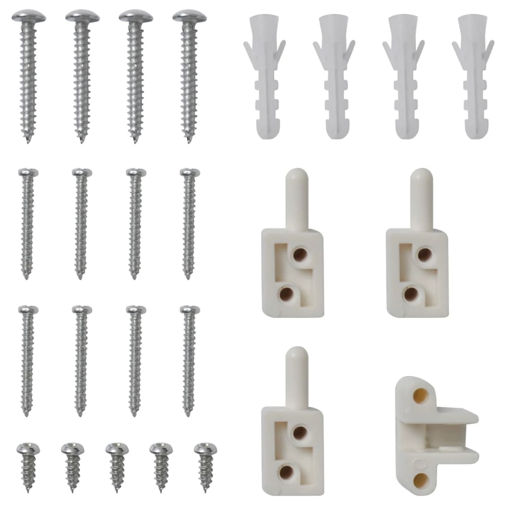 Dveřní Síť Proti Hmyzu S Panty Bílý Rám