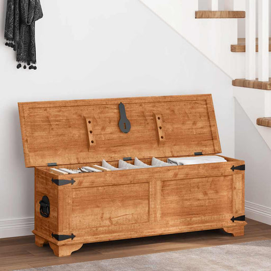 Úložná Truhla Hrubé Mangovníkové Dřevo