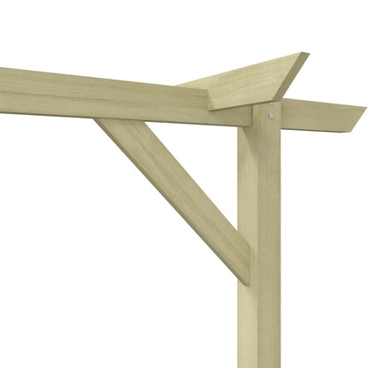 Zahradní Pergola 410 X 40 X 203 Cm Dřevo