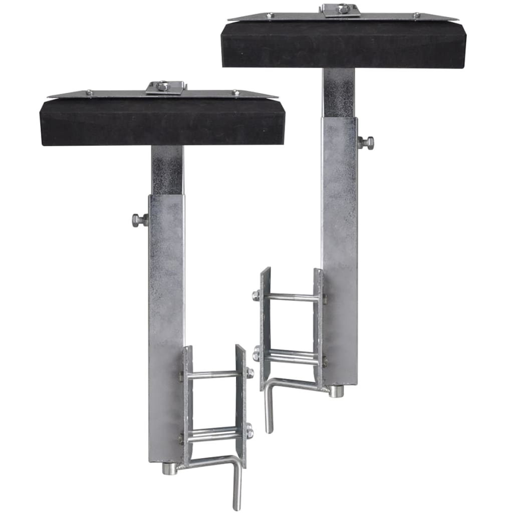 Set 2 Držáků Podpora Na Přívěs Člunu 63 Až 88 Cm
