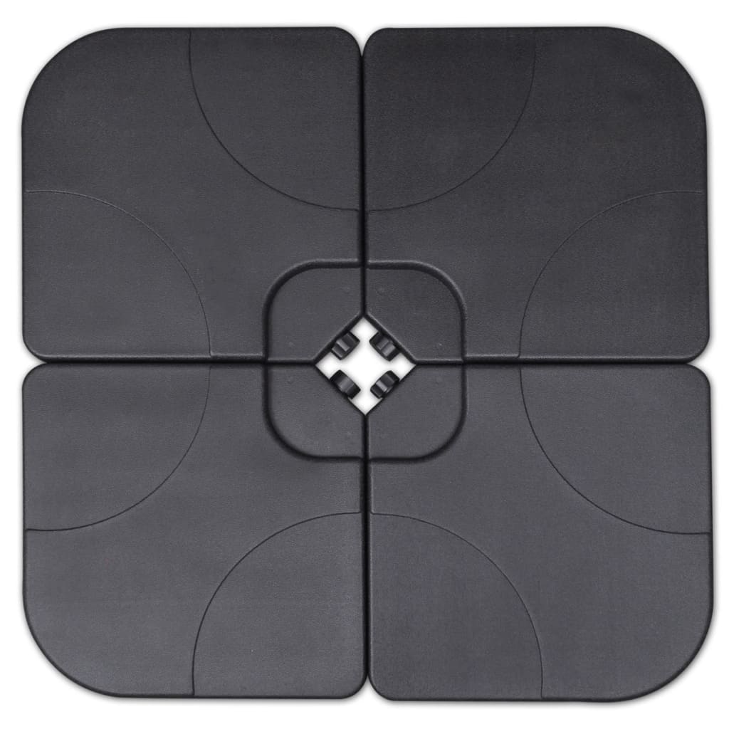 Hliníkový Zahradní Slunečník S Přenosným Stojanem Zelený