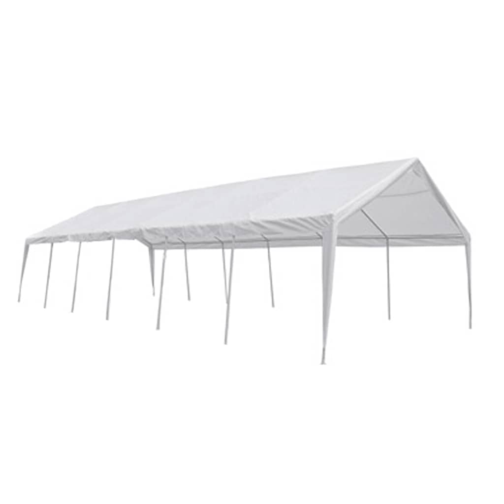 Stanový Materiál Bez Rámu Bílý 12 X 6 M Pe
