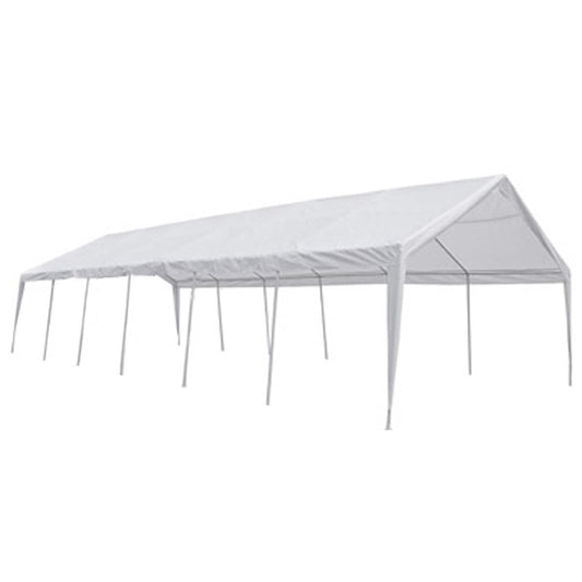 Stanový Materiál Bez Rámu Bílý 12 X 6 M Pe