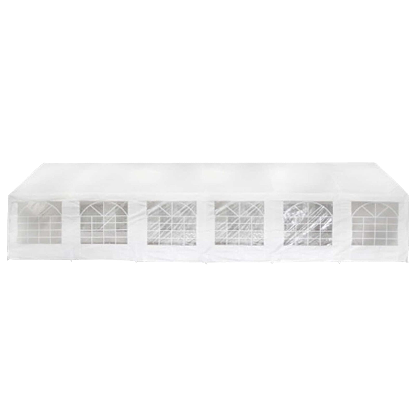 Stanový Materiál Bez Rámu Bílý 12 X 6 M Pe