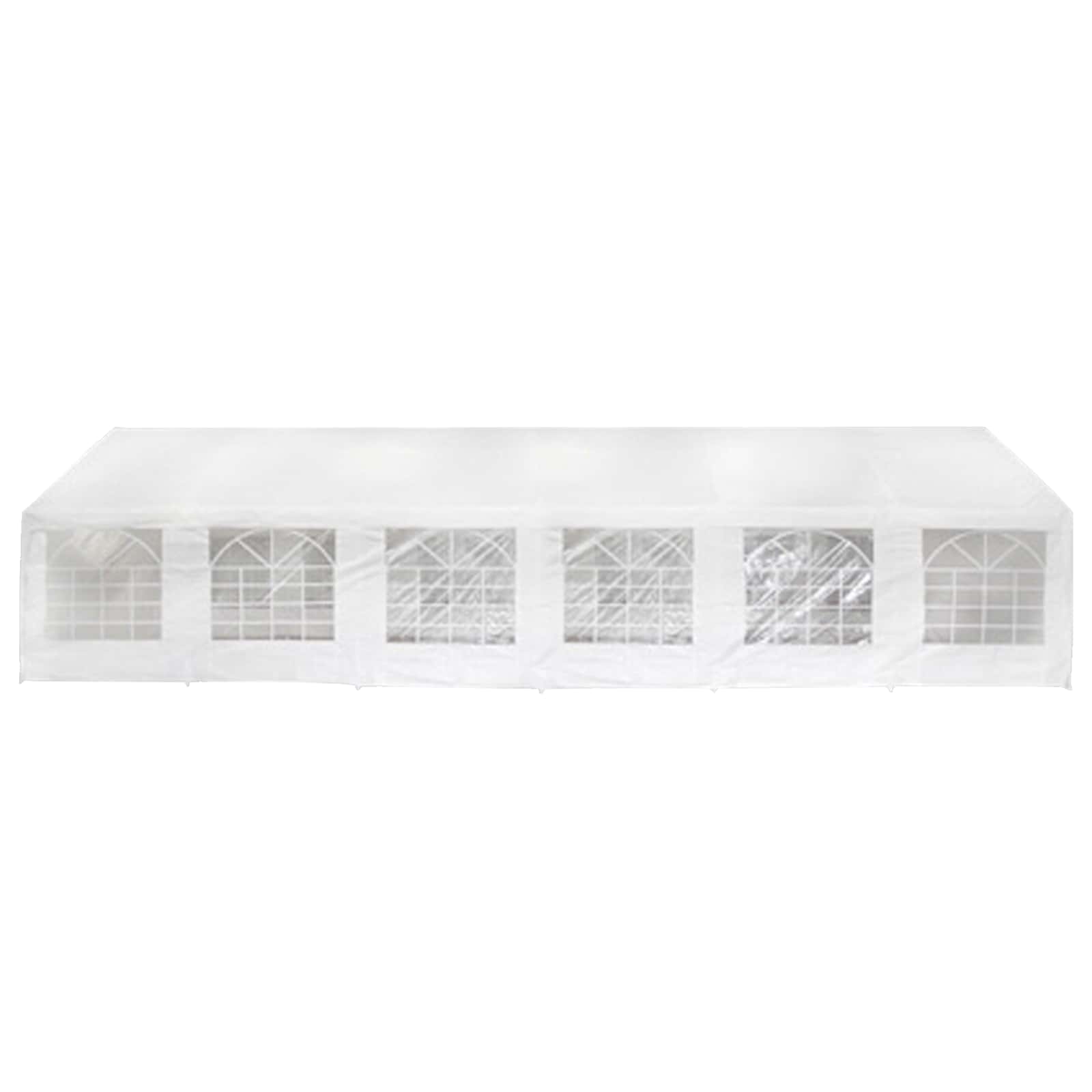 Stanový Materiál Bez Rámu Bílý 12 X 6 M Pe