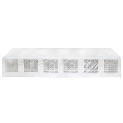 Stanový Materiál Bez Rámu Bílý 12 X 6 M Pe