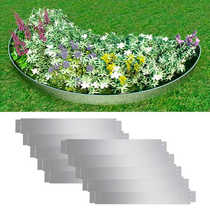 Sada 5 Ks Ohebných Travních Lemů Pozinkovaná Ocel