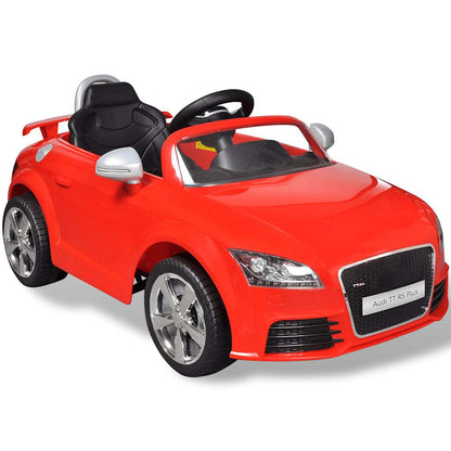 Audi Tt Rs Dětské Auto S Dálkovým Ovládáním Červené