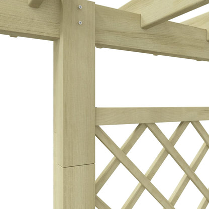 Zahradní Pergola S Truhlíkem 162 X 56 X 204 Cm Dřevo