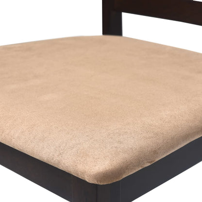 Hnědý Dřevěný Barový Stůl A 4 Barové Židle, Set