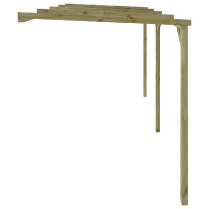 Zahradní Pergola Ke Zdi 2 X 4 X 2,2 Cm Dřevo