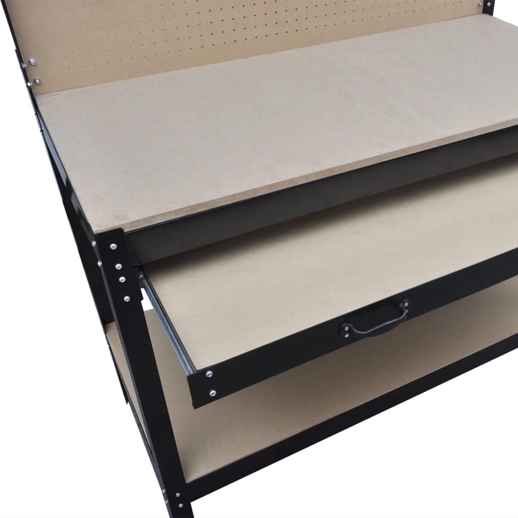 Pracovní Stůl S Děrovanou Deskou A Zásuvkou