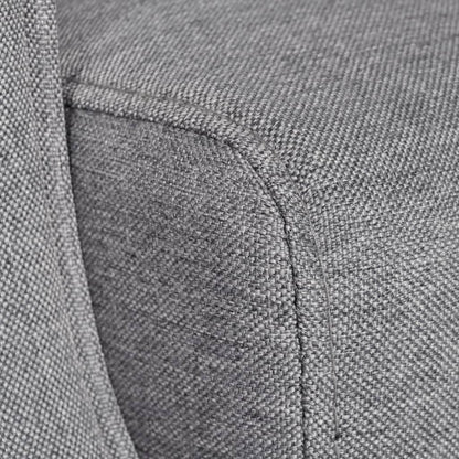 Křeslo Šedé Textil