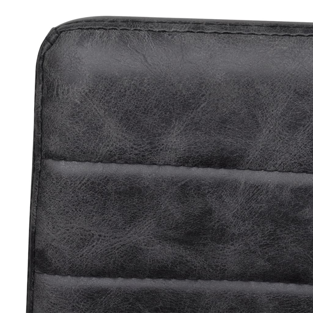 Konzolové Jídelní Židle 2 Ks Černé Umělá Kůže