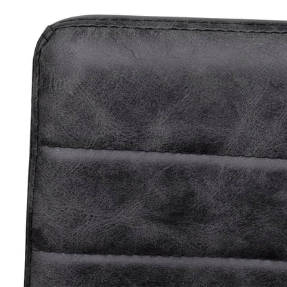 Konzolové Jídelní Židle 2 Ks Černé Umělá Kůže