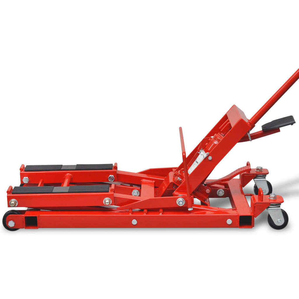 Hydraulický Zvedák Na Motorku / Čtyřkolku, 680 Kg, Červený