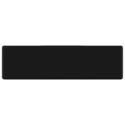 Keramické Umyvadlo S Otvorem Na Baterii Černé Čtvercové