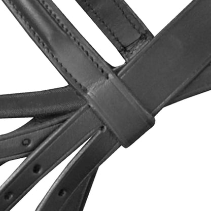 Kožená Uzda S Otěžemi A Udidlem Černá, Vel. Pony