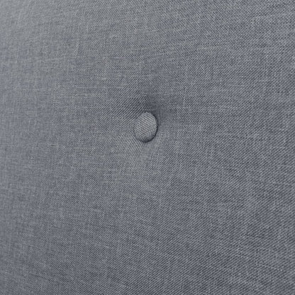 Křeslo Světle Šedé Textil