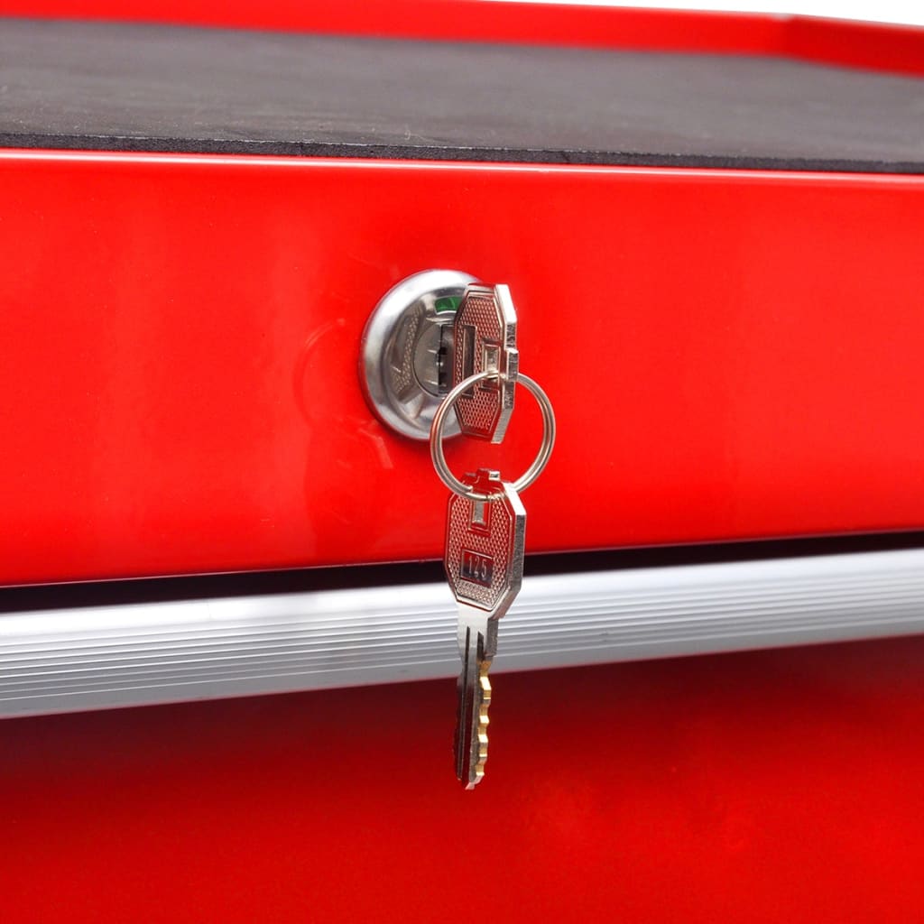 Červený Dílenský Vozík Na Nářadí