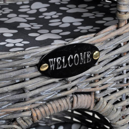 2Patrový Kočičí Strom/Domeček/Pelíšek/Škrabadlo Vrbové Proutí Poduška