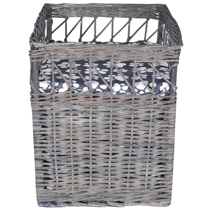 Kočičí Strom/Domeček/Pelíšek/Škrabadlo Vrbové Proutí Poduška Čtverec