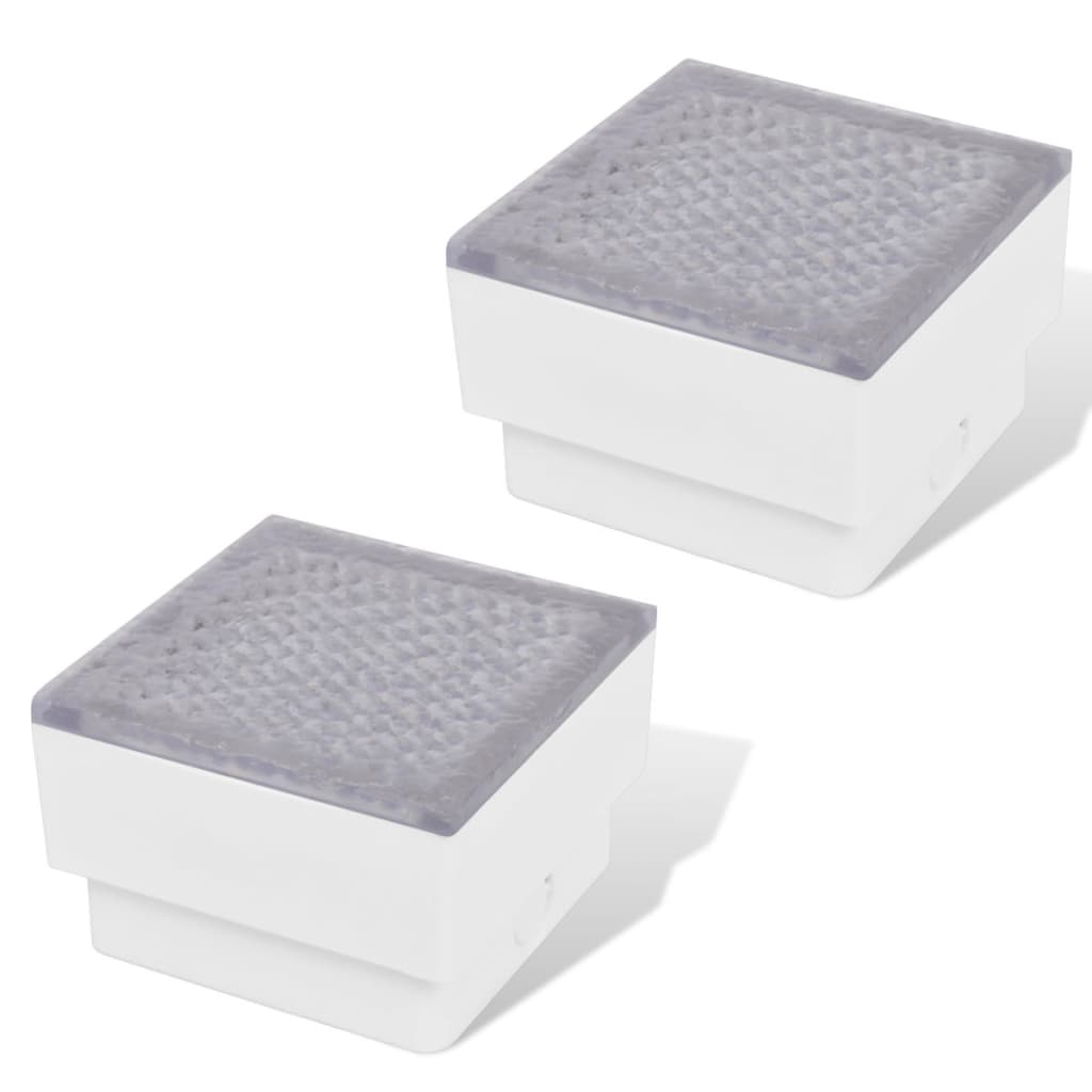 Zemní Svítidla Led 2 Ks 100 X 200 X 68 Mm