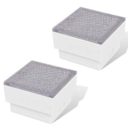 Zemní Svítidla Led 2 Ks 100 X 200 X 68 Mm