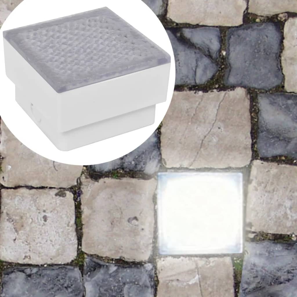 Zemní Svítidla Led 2 Ks 100 X 200 X 68 Mm