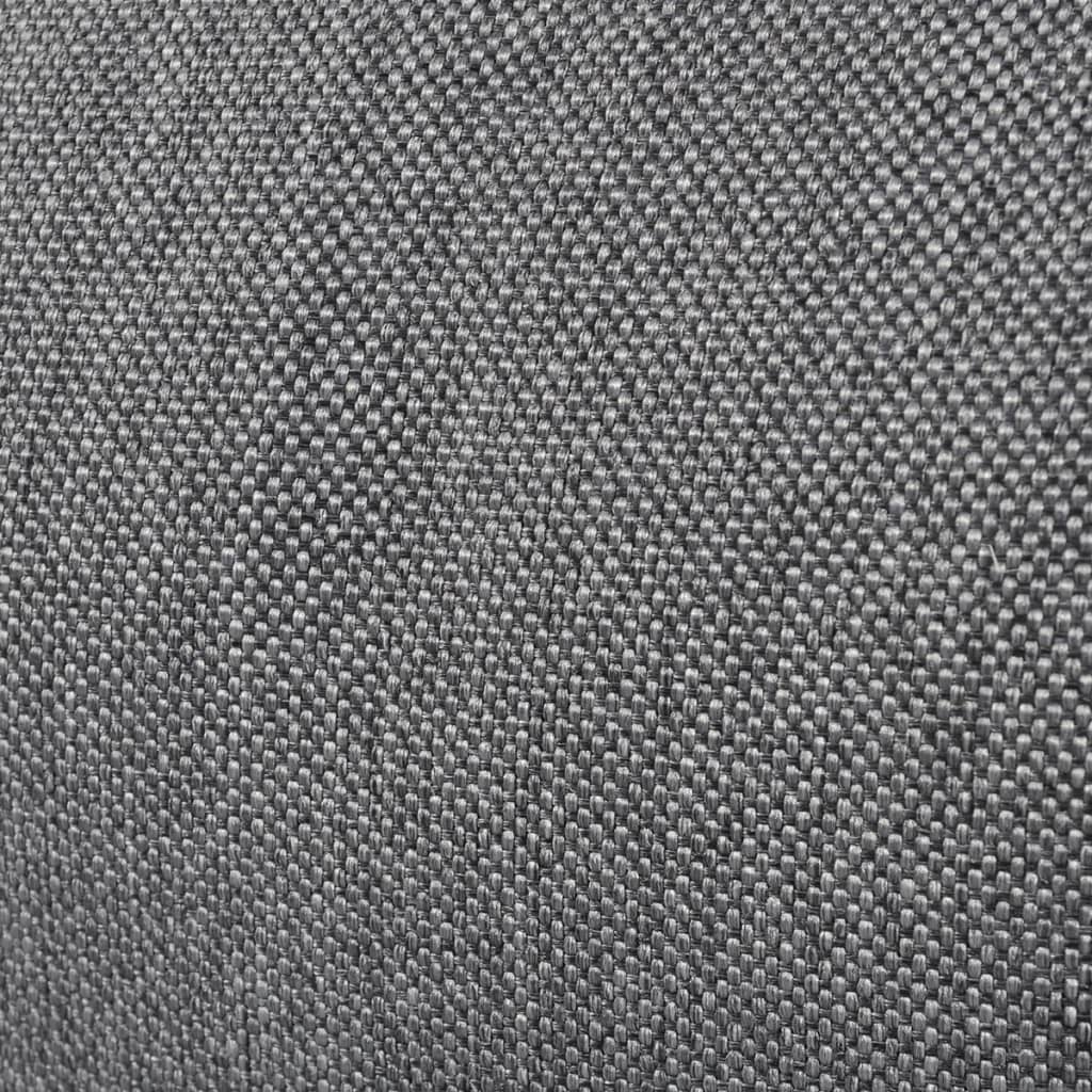 Skládací Lenoška Na Podlahu Šedá Textil
