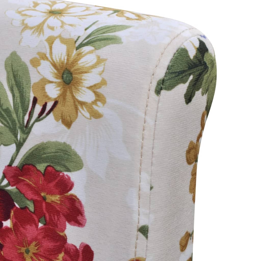 Jídelní Židle 4 Ks Vícebarevné Textil