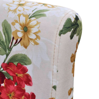 Jídelní Židle 4 Ks Vícebarevné Textil