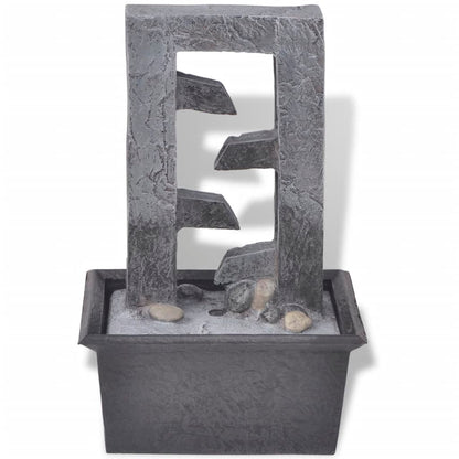 Interiérová Fontánka S Led Osvětlením, Polyresin