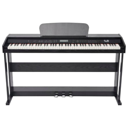 88Klávesové Digitální Piano S Pedály Černá Melaminová Deska