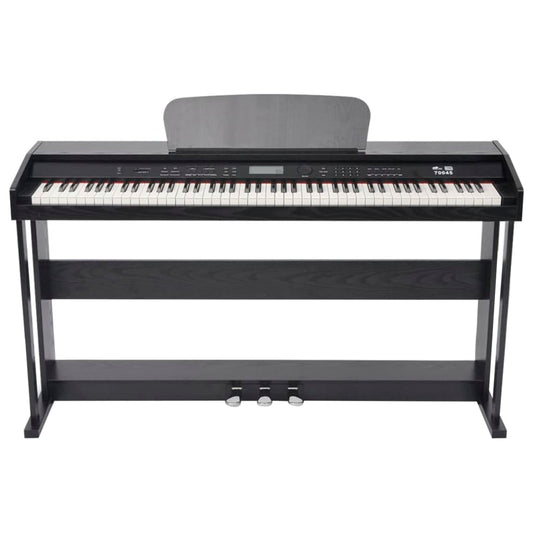 88Klávesové Digitální Piano S Pedály Černá Melaminová Deska