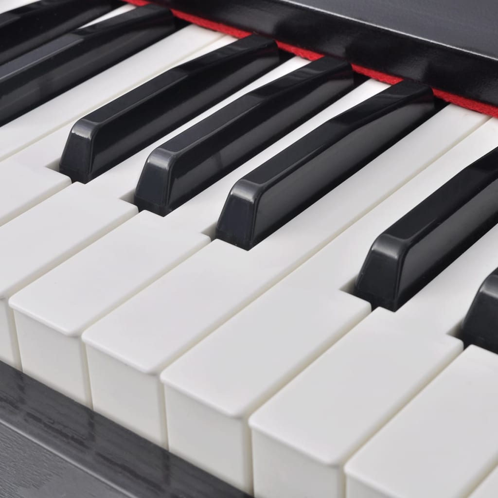 88Klávesové Digitální Piano S Pedály Černá Melaminová Deska