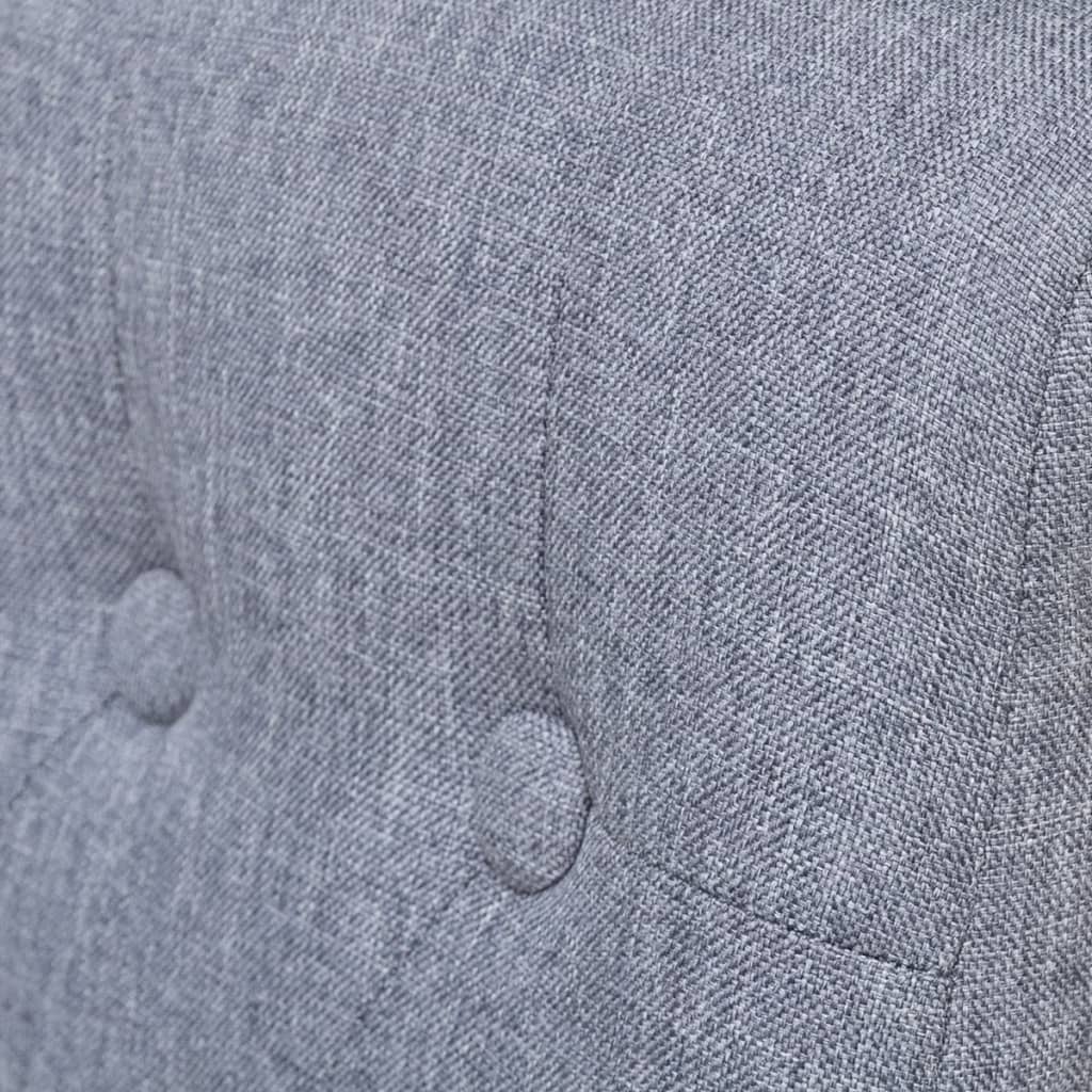 Jídelní Židle 6 Ks Světle Šedé Textil