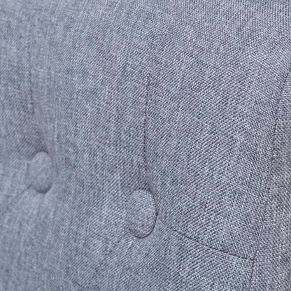 Jídelní Židle 6 Ks Světle Šedé Textil