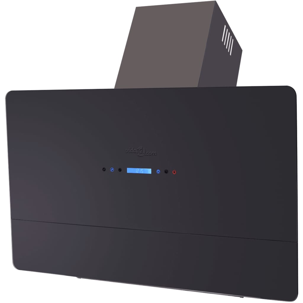Digestoř S Dotykovým Displejem Černá 900 Mm