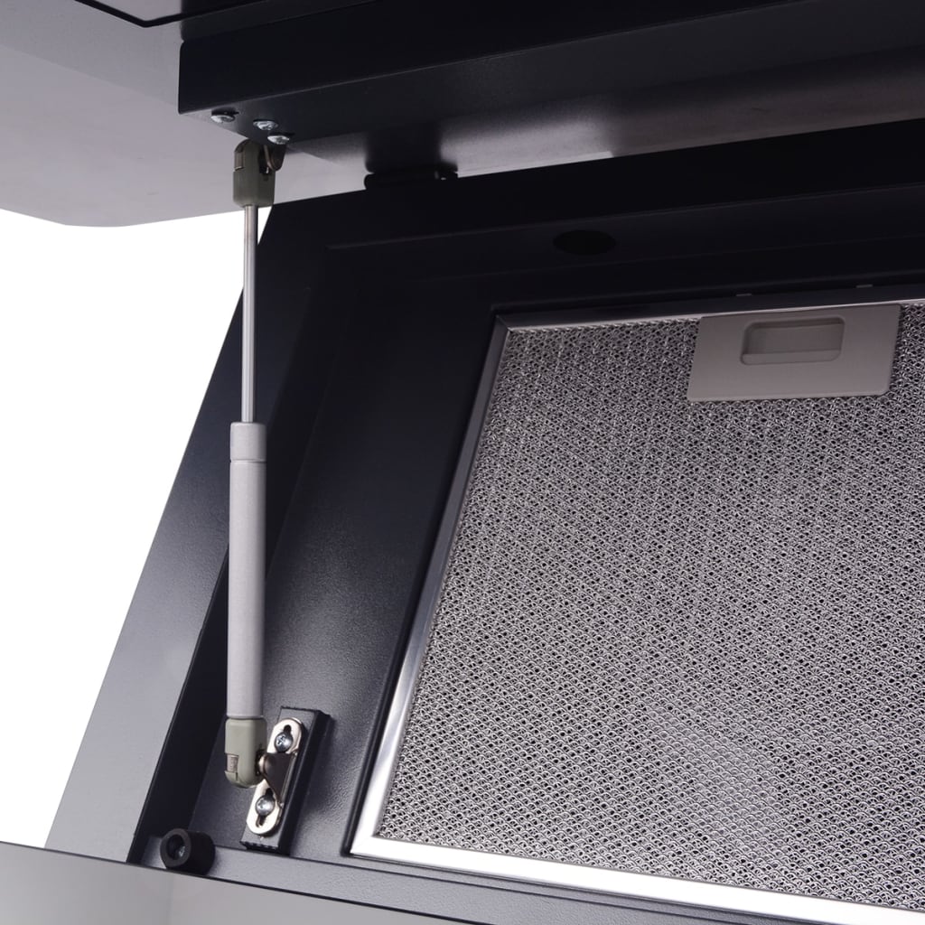 Digestoř S Dotykovým Displejem Černá 900 Mm