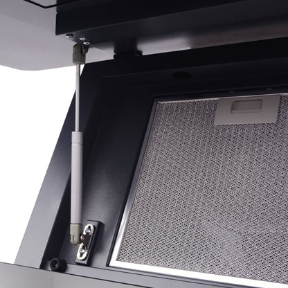 Digestoř S Dotykovým Displejem Černá 900 Mm