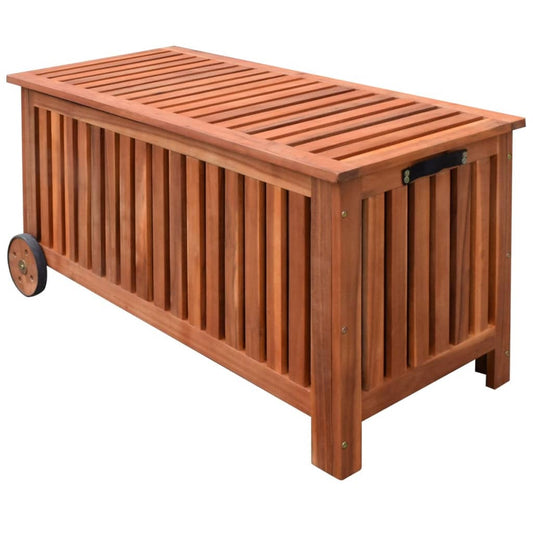 Zahradní Úložný Box 118 X 52 X 58 Cm Dřevěný