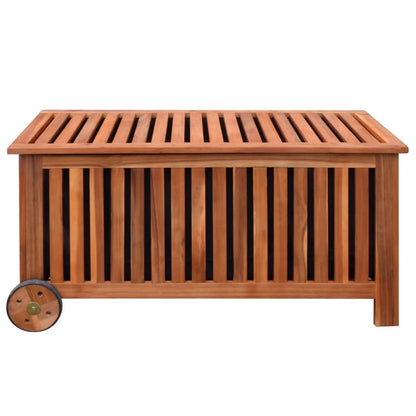 Zahradní Úložný Box 118 X 52 X 58 Cm Dřevěný